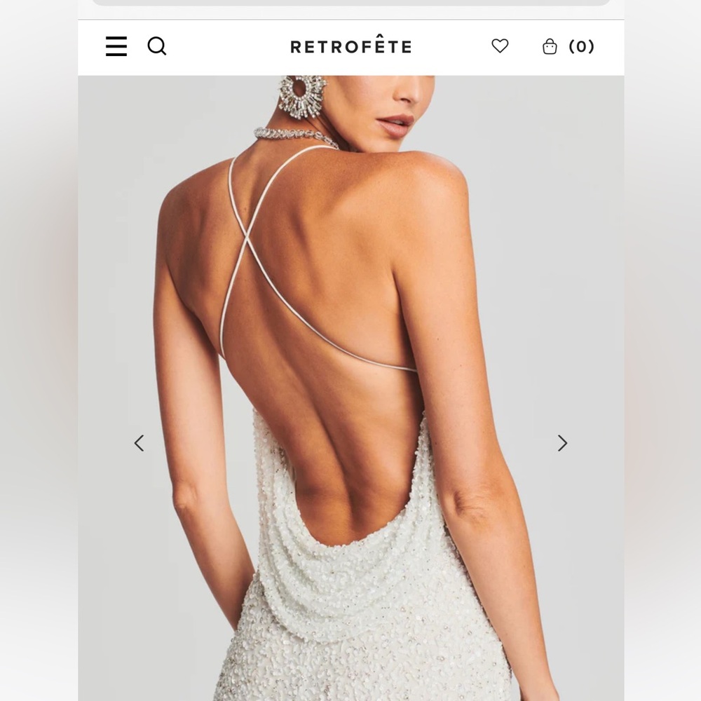 Retrofete ALICE SEQUIN DRESS XS